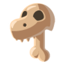 T-Rex Rattle Sticker